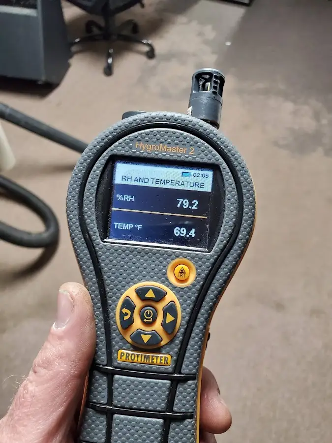 Moisture meter humidity assessment for Mold Remediation & Removal in Limerick