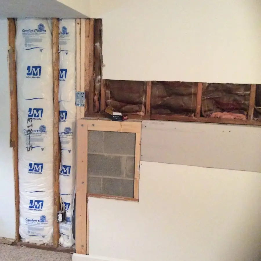 Wall insulation replacement during Odor Removal & Deodorization in Limerick